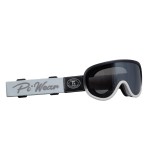 PiWear® Arizona szare stylowe gogle motocyklowe dla osób noszących okulary korekcyjne vintage gogle cafe racer  