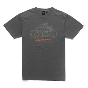 Koszulka Deus Ex Machina Motor Meet T Shirt Beluga koszulka motocyklowa ze świętną grafiką motocyklową cafe racer