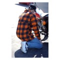 Lumberjack flannel shirt checkered orange black ciepła koszula flanelowa do noszenia na co dzięń lub do warsztatu robocza koszula 6.jpg