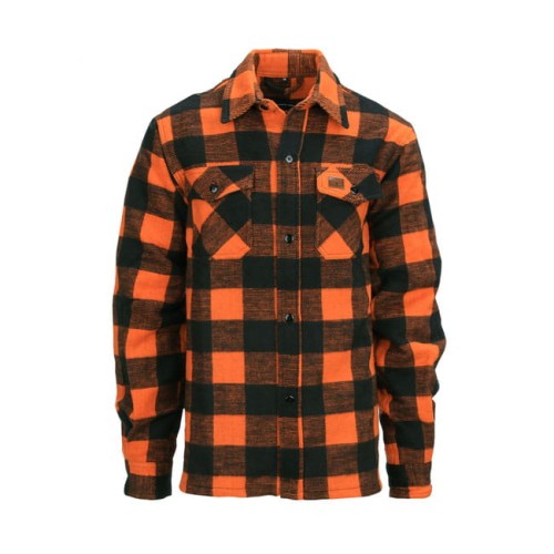 Lumberjack flannel shirt checkered orange black.jpg