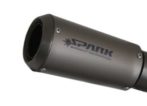 Spark Moto GP tłumik uniwersalny - tytan, strona prawa