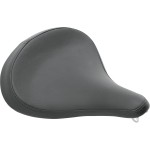 Drag Specialities - siedzenie skórzane Bobber / Chopper na sprężynach - czarne gładkie , duże 