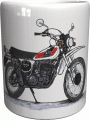 porcelanowy kubek do kawy erbaty kubek yamaha XT500 1976 retro kubek z motocyklem 1.gif
