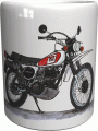 porcelanowy kubek do kawy erbaty kubek yamaha XT500 1978 retro kubek z motocyklem 2.gif