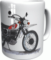 porcelanowy kubek do kawy erbaty kubek yamaha XT500 1978 retro kubek z motocyklem.gif