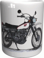 piękny kubek z motocyklem yamaha 'XT500 1986 retro motocykle motocykle klasyczne.gif