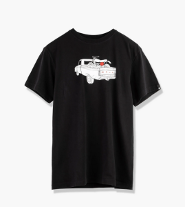 Koszulka Deus ex Machina Carby Pickup Tee koszulka motocyklowa ze świętną grafiką motocyklową koszulka z motocyklem prezent cafe racer scramber harley