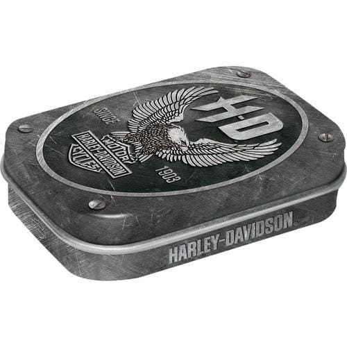 81434 Mint Box Harley Davidson Metal Eagle pudełeczko na miętówki na tabletki na igły do szycia metalowe ozdobne pudełeczko z miętówkami.jpg