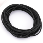Przewód czarny 9m do instalacji elektrycznej w bawełnianym oplocie 