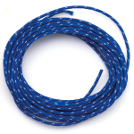 Przewód niebiesko-biały 9m do instalacji elektrycznej w bawełnianym oplocie Cotton covered wire