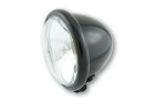 Stylowy reflektor Bates Style 4 1/2 cala  czarny lampa przednia cafe racer harley custom