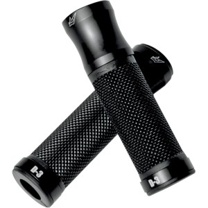 METALOWO-GUMOWE MANETKI MOTOCYKLOWE 1" DRIVEN RACING D3 GRIP COMPLETE
