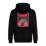 King Kerosin Red Baron hoodie black motocyklowa rozpinana bluza z kapturem harley chopper