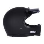 Roeg Peruna 2.0 Tarmac helmet matte black czarny matowy kask motocyklowy scrambler vintage enduro z homologacją kask do jazdy w terenie vintage