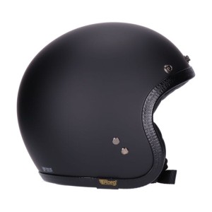 Kask Roeg JETTson 2.0 helmet matte black klasyczny kask mototcyklowy otwarty z homologacją 