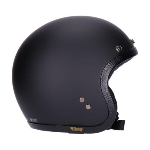 Roeg JETTson 2.0 helmet matte black STYLOWY I WYSOKIEJ KLASY KASK MOTOCYKLOWY OTWARTY ZE SKÓRZANYM WYKOŃCZENIEM, CAFE RACER STYLE MOTOCYKLE KLASYCZNE 1.jpg
