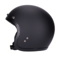 Roeg JETTson 2.0 helmet matte black STYLOWY I WYSOKIEJ KLASY KASK MOTOCYKLOWY OTWARTY ZE SKÓRZANYM WYKOŃCZENIEM, CAFE RACER STYLE MOTOCYKLE KLASYCZNE 4.jpg