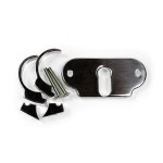 Motogadget MSM Handlebar Clip Kit Bracket - polerowane mocowanie