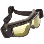 PiWear® Nevada Stylowe gogle motocyklowe dla osób noszących okulary korekcyjne cafe racer klasyczne motocykle bobber harley 