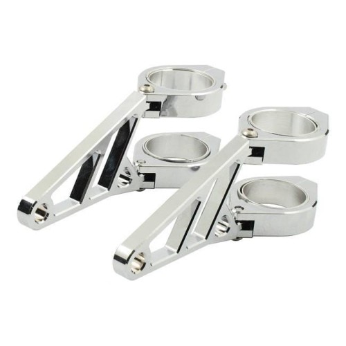 CNC Aluminium Headlight Bracket Set - Chrome.jpg