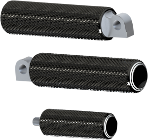 Podnóżki motocyklowe dla kierowcy / pasażera Fusion Male-Mount Footpegs Arlen Ness footpegs dual ring blk