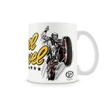 Porcelanowy kubek motocyklowy Evel Knievel Jump Coffee Mug