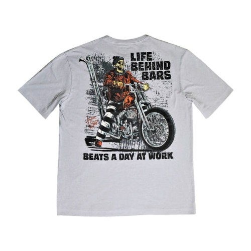 Down-n-Out Life Behind Bars t-shirt grey 2.jpg