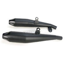 Tłumiki Performance 102mm do Triumph Thruxton '04 - '15 czarne + końcówka czarna