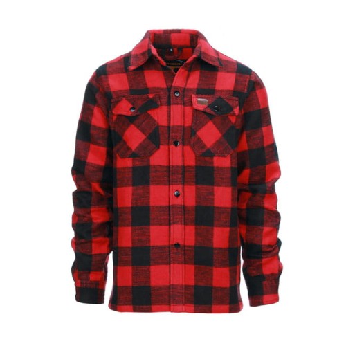 Lumberjack flannel shirt checkered red black.jpg
