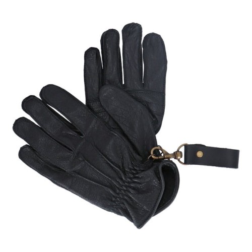 13 1 2 Lowlander gloves black skórzane rękawice na harleya bobbera chopera.jpg