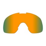 Złota szybka do gogli Biltwell Overland 2.0 goggle lens lime mirror brown