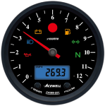2W1 Obrotomierz i prędkościomierz Acewell CA085  czarny