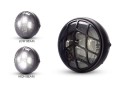DUŻY REFLEKTOR MOTOCYKLOWY LED CAFE RACER NOWOCZESNY DESING CUSTOM 7 CALA Matte Black Multi Projector LED Headlight Tiretrack Cover ŚWIATŁA KRÓTKIE I DŁUGIE.jpg