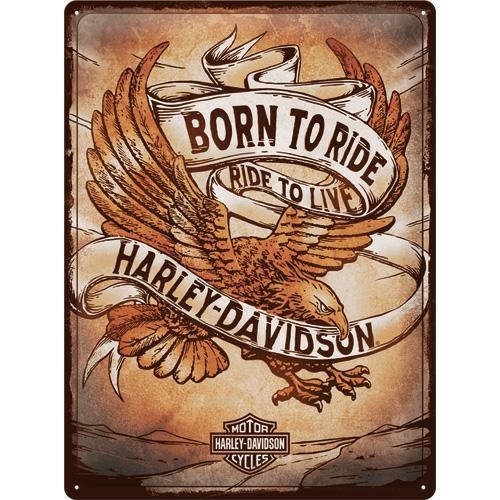 23317 Plakat 30x40 Harley Davidson Born.jpg
