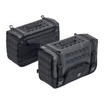 Biltwell Exfil 36 saddlebags black zestaw dużych sakw motocyklowych tekstylnych harley bobber Biltwell Exfil 