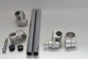 Kierownica Clip-on Tarozzi Corsa Brasso 36mm chrom, 7/8= 22mm [niska]   