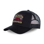 Von Dutch baseball cap black stylowa czapka motocyklowa z daszkiem