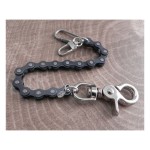 Brelok do kluczy łańcuch Amigaz Black Bike Chain Key Leash 8"