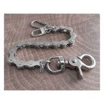 BRELOK DO KLUCZY ŁAŃCUCH MOTOCYKLOWY Amigaz chrome Bike Chain Key Leash 8"