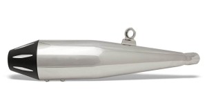 Tłumiki Performance 102mm do Triumph Thruxton '04 - '15 srebrne + końcówka czarna