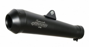 Spark GP Style Racing - tłumik uniwersalny, nierdzewka czarny