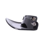 13 1/2 Scum peak black daszek motocyklowy podwijany kaczy dziób chopper harley bobber