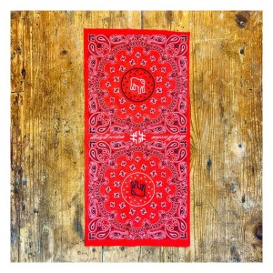 Holy Freedom Rosso drykeeper tunnel wielofunkcyjny komin chusta motocyklowa pod kask retro vintage chusta 