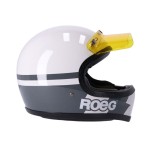 Roeg Peruna 2.0 Fog line helmet retro kask motocyklowy scrambler vintage enduro z homologacją kask do jazdy w terenie vintage 