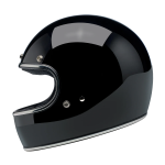 Biltwell Gringo ECE Helmet Gloss Black integralny kask motocyklowy na harley'a bobber'a custom kask motocyklowy retro 