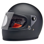 Biltwell Gringo S ECE Helmet - Flat Black stylowy kask motocyklowy integralny cafe racer custom harley bobber chopper