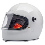 Biltwell Gringo S ECE R22.06 Helmet Gloss White biały retro kask motocyklowy integralny cafe racer custom harley bobber