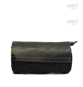 UNIT GARAGE Atacama Canvas czarna rolka na narzędzia motocyklowe narzedziówka vintage scrambler