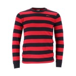 13 1/2 Behind Bars longsleeve red/black bluzka na długi rękaw w czarno-czerwone paski vintage harley bobber chopper style  13 and a half magazine