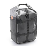 20L ROLLBAG KAPPA K' RUGGED WODOODPORNY WOREK NA TYŁ MOTOCYKLA TORBA NA SIEDZENIE / BAGAŻNIK 20L 100% WODOSZCZELNA KOLOR CZARNO-SZARY 